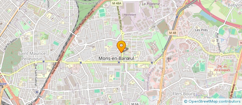 localisation de l'entreprise AG CONSULTING à MONS-EN-BARŒUL