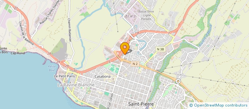 localisation de l'entreprise AG CORP à SAINT-PIERRE