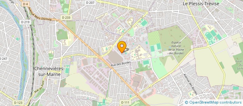 localisation de l'entreprise AG CORP  CHENNEVIERES-SUR-MARNE