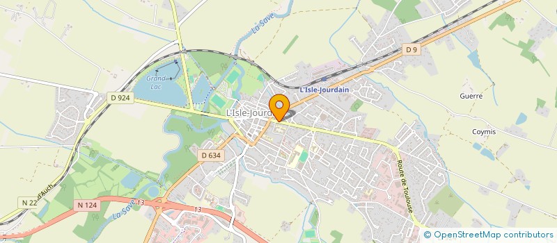 localisation de l'entreprise AG COURTAGE OCCITANIE à L'ISLE-JOURDAIN