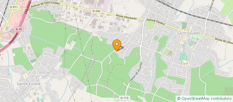 localisation de l'entreprise AG COUVERTURE  SAINT-LOUBES