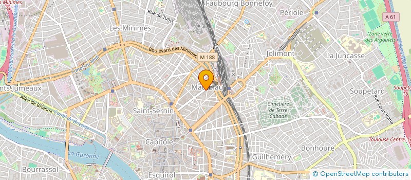 localisation de l'entreprise AG CREATION à TOULOUSE