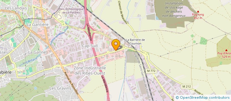 localisation de l'entreprise AG DESTOCK  AUBIERE