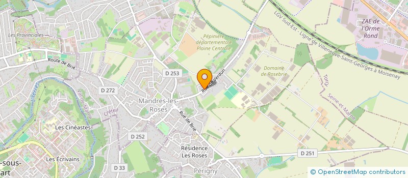 localisation de l'entreprise AG DESTOCK  MANDRES-LES-ROSES