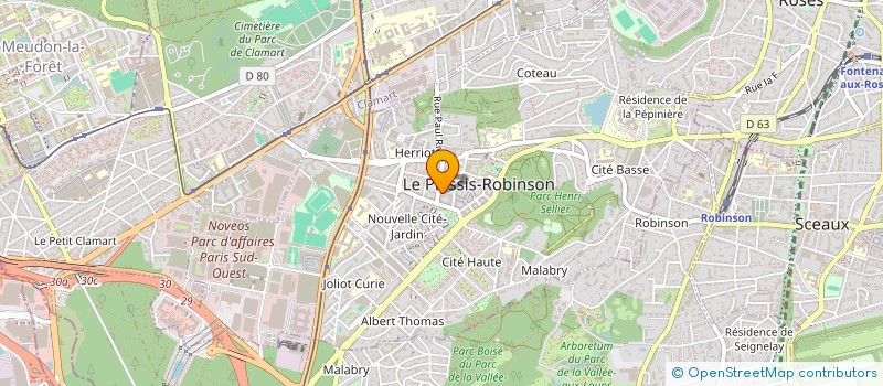 localisation de l'entreprise AG.DEV à LE PLESSIS-ROBINSON
