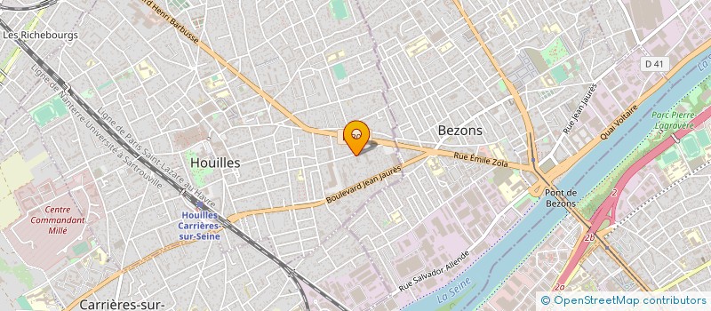 localisation de l'entreprise AG DEVELOPMENT IDF à HOUILLES