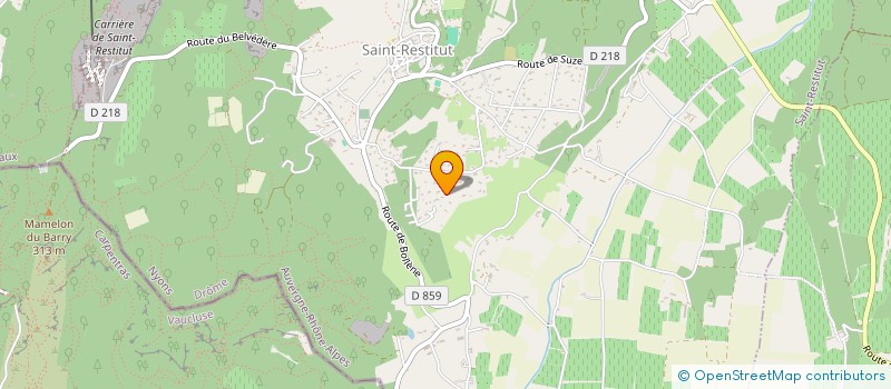 localisation de l'entreprise AG DEVELOPPEMENT  SAINT-RESTITUT