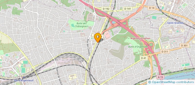 localisation de l'entreprise AG DIAGN INGEN PROC AMEL CHAUF à ARGENTEUIL