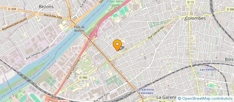 localisation de l'entreprise AG.DIFFUSION  COLOMBES