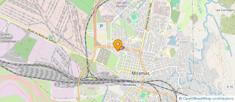 localisation de l'entreprise AG DISTRIB à MIRAMAS