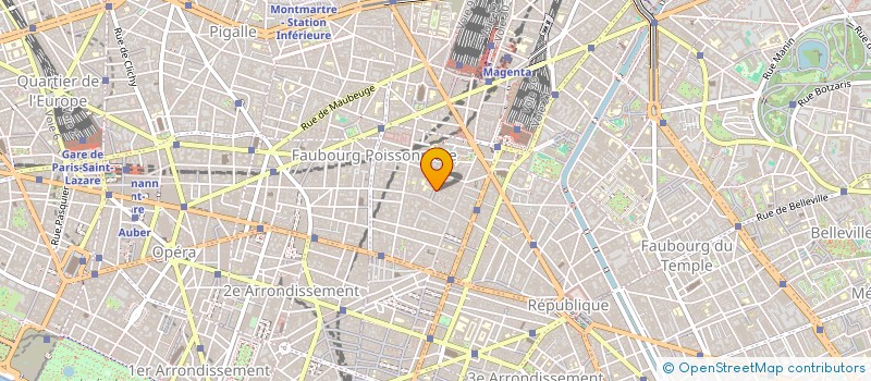 localisation de l'entreprise AG DISTRIBUTION à PARIS