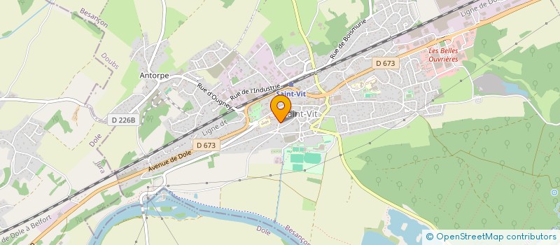 localisation de l'entreprise AG DISTRIBUTION  SAINT-VIT