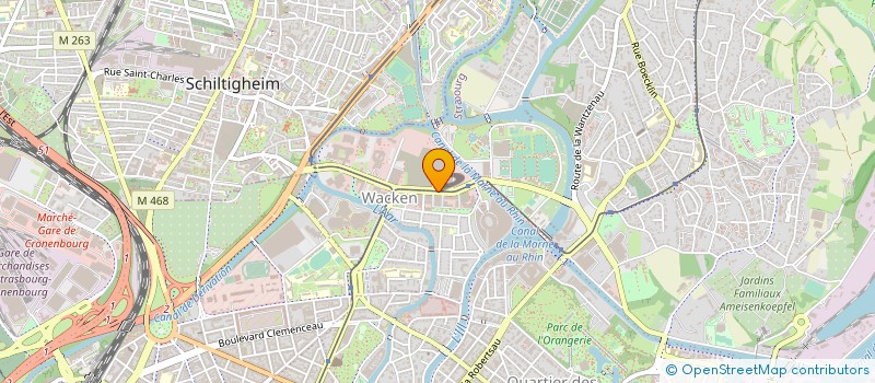 localisation de l'entreprise AG DISTRIBUTION à STRASBOURG