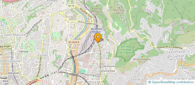 localisation de l'entreprise AG DRIVER SERVICE à NICE