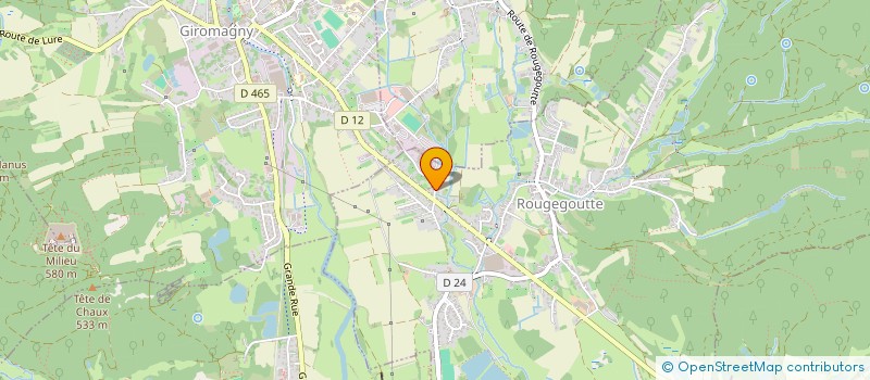 localisation de l'entreprise AG. EB MOBILIER SARL à GIROMAGNY
