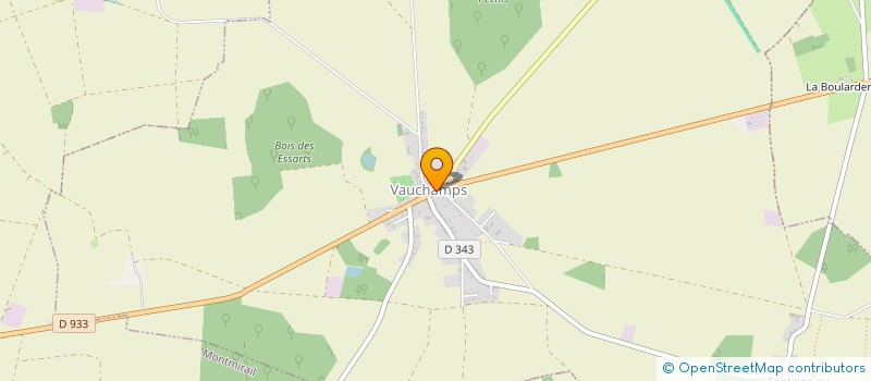 localisation de l'entreprise AG.ECO.BAT  VAUCHAMPS