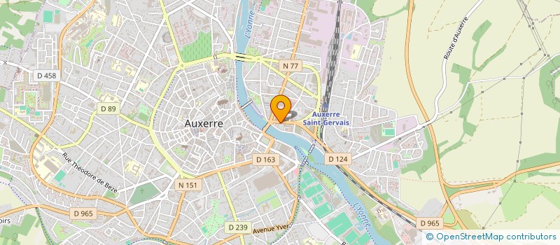 localisation de l'entreprise AG ECO PARC SENS à AUXERRE