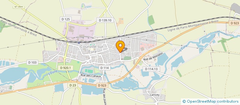 localisation de l'entreprise AG ENERGIE ELECTRICITE à COURVILLE-SUR-EURE