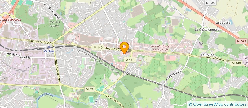 localisation de l'entreprise AG ENERGIES à VERTOU