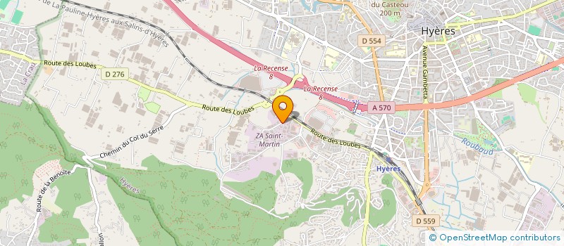 localisation de l'entreprise AG'EQUIP 83  HYERES