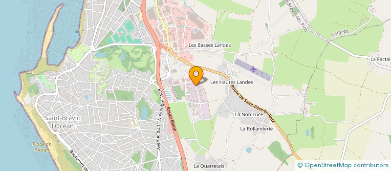 localisation de l'entreprise AG ESTUAIRE à SAINT-BREVIN-LES-PINS