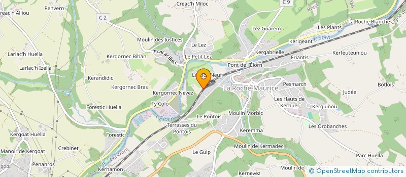 localisation de l'entreprise AG ET CIE  LA ROCHE-MAURICE