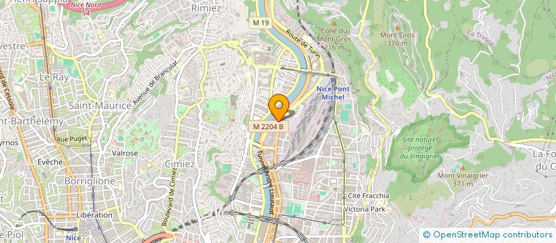 localisation de l'entreprise AG ETANCHE à NICE