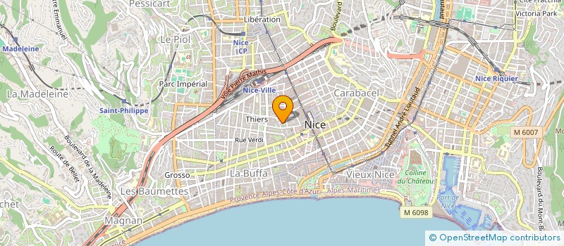 localisation de l'entreprise AG'EXPERTISE à NICE