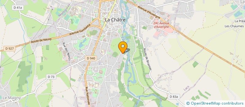localisation de l'entreprise AG EXPLOITATION FORESTIERE à MONTGIVRAY