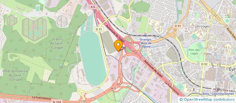 localisation de l'entreprise AG FACONNAGE  RIS-ORANGIS