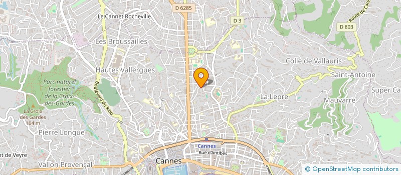 localisation de l'entreprise AG FINANCE  CANNES