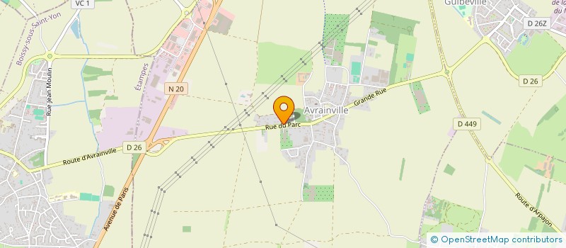 localisation de l'entreprise AG FINANCE  AVRAINVILLE