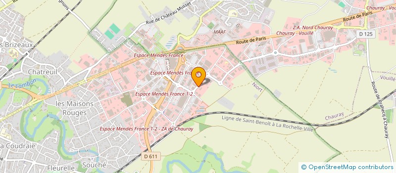 localisation de l'entreprise AG FONCIER  NIORT