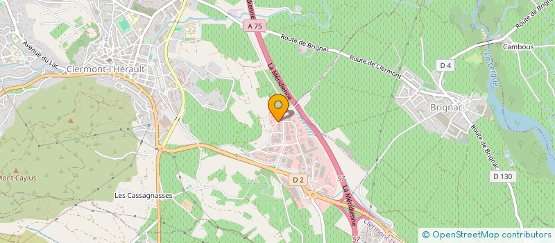 localisation de l'entreprise AG FORM  CLERMONT-L'HERAULT