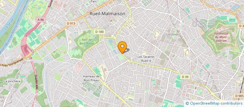 localisation de l'entreprise AG FORMATION à RUEIL-MALMAISON