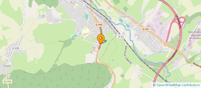 localisation de l'entreprise AG FROID 62 à SAINT-ETIENNE-AU-MONT