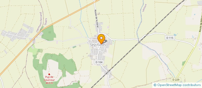 localisation de l'entreprise AG GESTION  SEYCHALLES