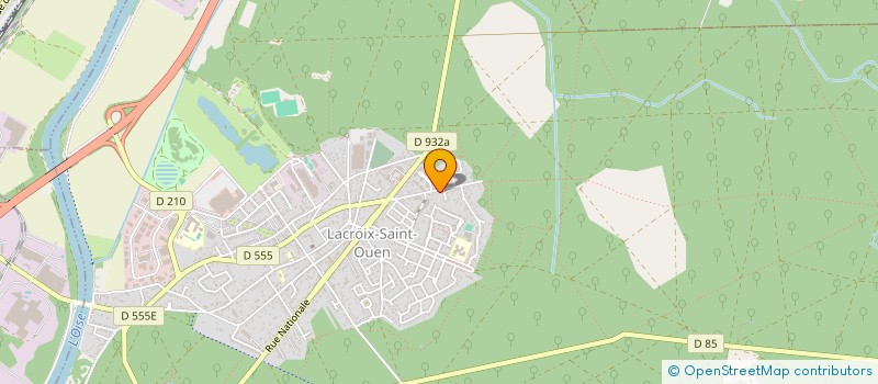 localisation de l'entreprise AG. GLOBAL TRADE - SOLUTIONS  LACROIX-SAINT-OUEN