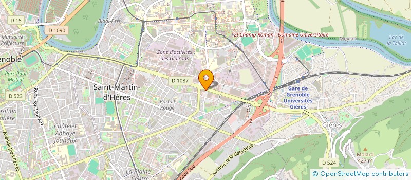 localisation de l'entreprise AG HOLDING  SAINT-MARTIN-D'HERES