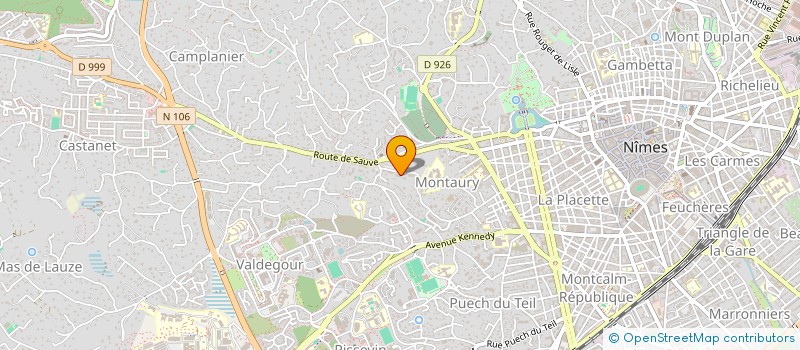 localisation de l'entreprise AG HOLDING  NIMES