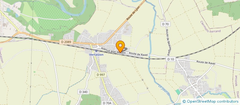 localisation de l'entreprise AG HOSTER à VERTAIZON