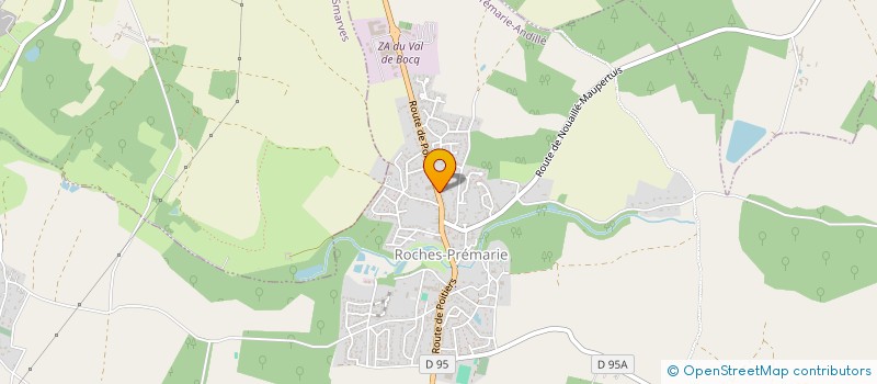 localisation de l'entreprise AG HR IMMOBILIER  ROCHES-PREMARIE-ANDILLE