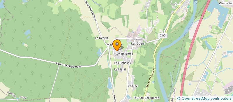 localisation de l'entreprise AG IMMO  PRIAY