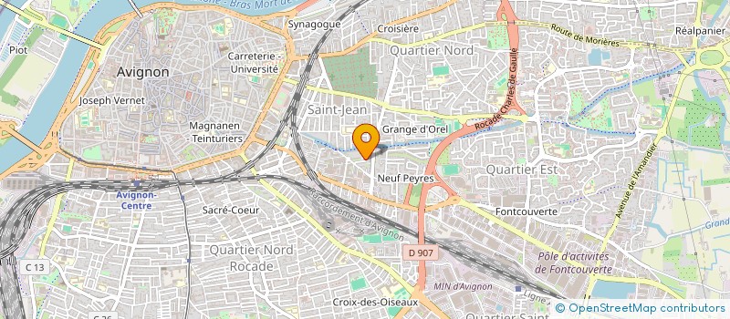 localisation de l'entreprise AG IMMO 84  AVIGNON