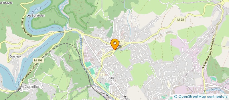 localisation de l'entreprise AG IMMO  UNIEUX