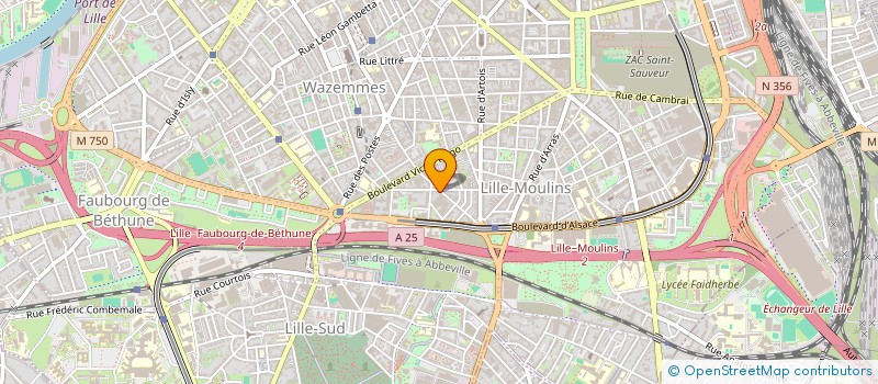 localisation de l'entreprise AG IMMO à LILLE