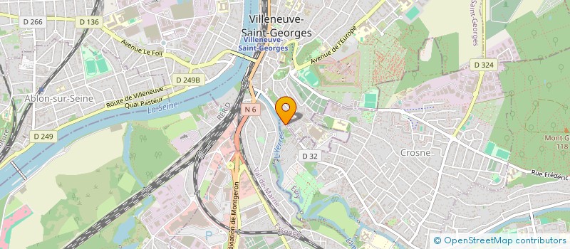 localisation de l'entreprise AG IMMO  CROSNE