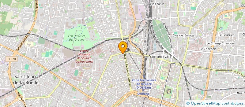 localisation de l'entreprise AG IMMOBILIER 45  ORLEANS