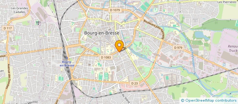 localisation de l'entreprise AG IMMOBILIER à BOURG-EN-BRESSE