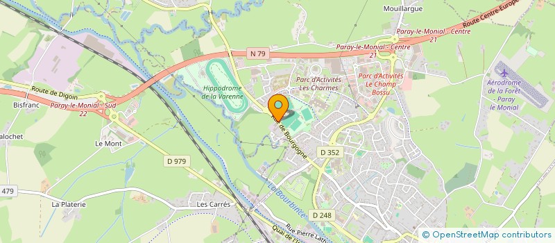 localisation de l'entreprise AG IMMOBILIER  PARAY-LE-MONIAL